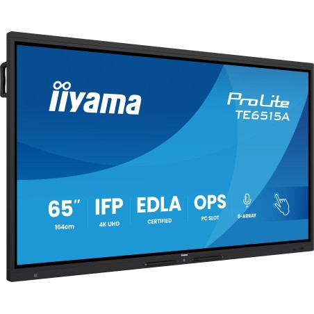 iiyama 65" UHD IR 40P Touch AG with – TE6515A-B2AG